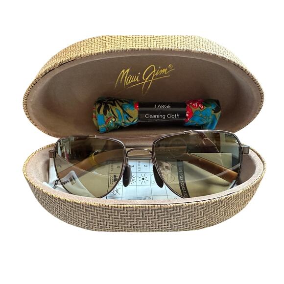 Maui Jim Guardrails MJ0327S-003 Polarized Sunglasses Brown HCL Bronze Gradient - Picture 2 of 10